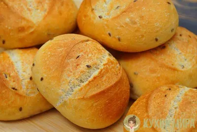 Рецепт: Пышные сдобные булочки на RussianFood.com