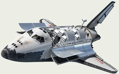 Multi-purpose aerospace system \"Buran» and «Space Shuttle». The  illustration on a white background Stock Photo - Alamy