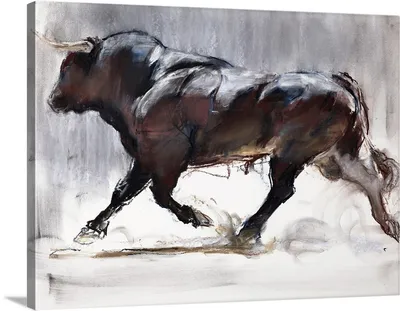 Marcus James - Design Crush | Bull art, Bull tattoos, Bull painting