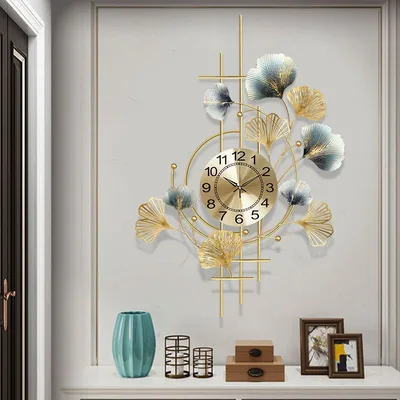 Clock Decor Часы настенные интерьерные с цифрами в гостиную