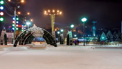 Фото проспекта Ленина в Чебоксарах ледяной зимой 2019 | Фото проект  Панорамы Чебоксар - Лучшие фотографии Чебоксар и окрестнойстей