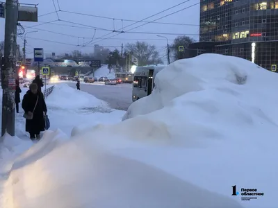 На Челябинск второй раз за неделю обрушился аномальный снегопад