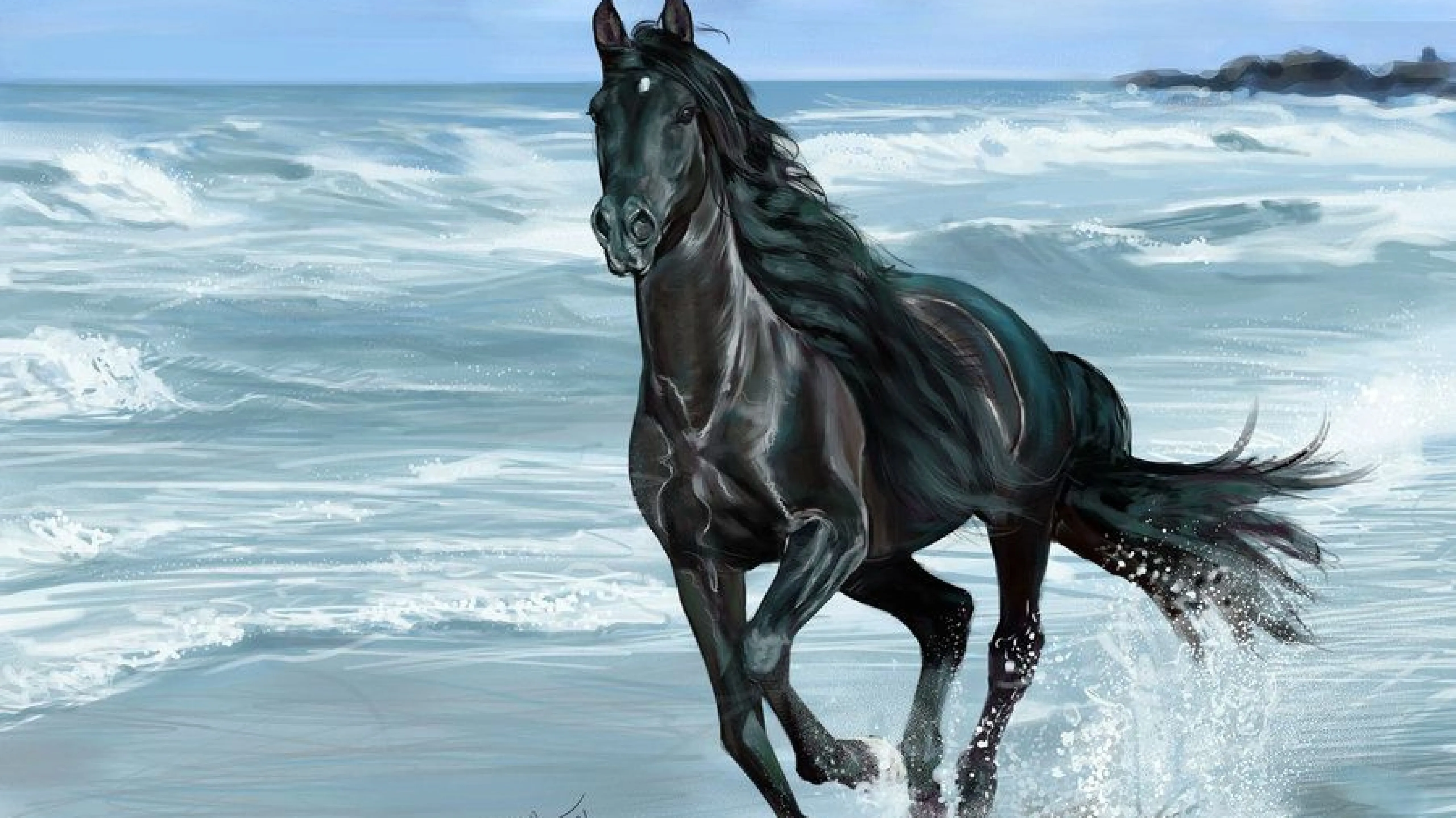 Черный конь песня. Лошади. Лошадь бежит. Картинки на заставку лошади.