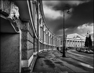 Черно белые фото санкт петербурга фотографии