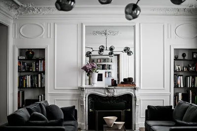 Черно-белые гостиные: 25 модных интерьеров | myDecor