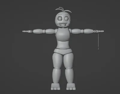 stylized\" toy animatronics + updated toy chica : r/fivenightsatfreddys