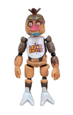 Игрушка фигурка аниматроник Курица Чика Шоколадная (Chocolate Chica) FNAF  ФНАФ / коричневый - купить с доставкой по выгодным ценам в  интернет-магазине OZON (655311893)