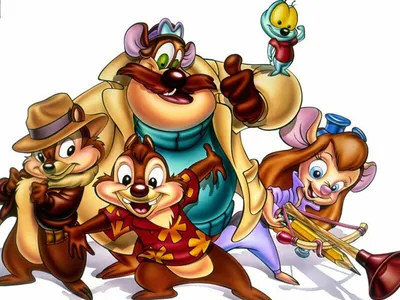 Раскраски Чип и Дейл (Chip and Dale) распечатать бесплатно в формате А4 (68  картинок) | RaskraskA4.ru