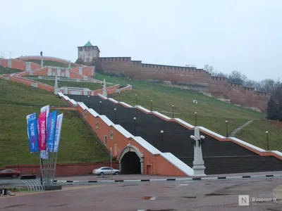 Чкаловская лестница станет терракотово-серой к 800-летию Нижнего Новгорода