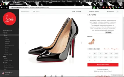 Christian Louboutin туфли на толстом каблуке