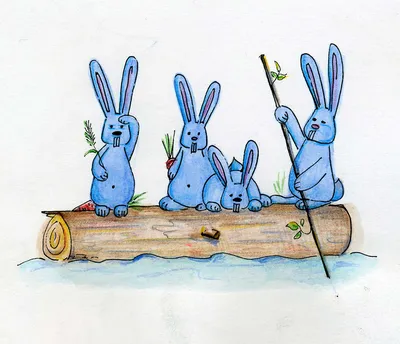 Дед Мазай и зайцы | Wood log crafts, Nature crafts, Wood crafts