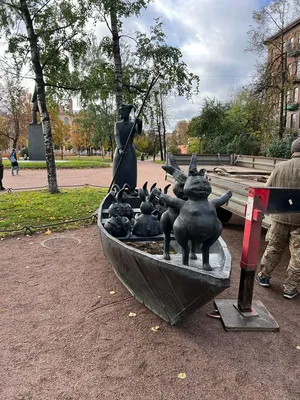 Иллюстрация Дед Мазай и зайцы в стиле графика, детский |