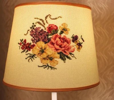 The lamp shade in style shebbi-chic - YouTube