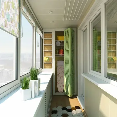 Красивый и удобный декор балкона - Остекление домов, балконов, пластиковые  окна