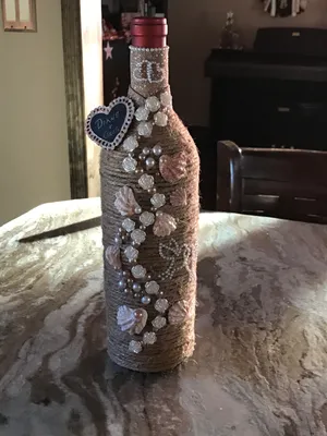 Декор бутылок тканью своими руками +50 фото идей