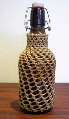 Вязаный Гном. Декор бутылки шампанского. 🎅 | Хобби и Handmade | DIY | Дзен