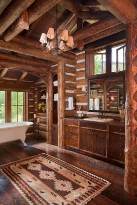 Log cabin decorating ideas - Decor Around The World | Декор деревянного дома,  Деревянные дома, Бревенчатый дом кухня