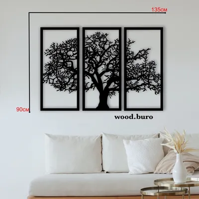 Оригинальное панно на стену «Дерево» | Декор Тренд