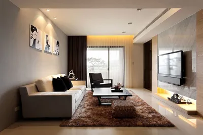 Декор стен в гостиной в современном стиле | Дизайн эксперт | Дзен