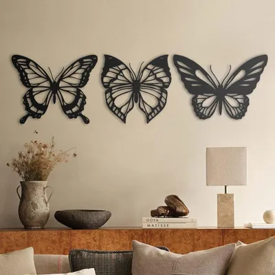 12 шт. 3D полый декор в виде бабочек 3 размера декор в виде бабочек  пустотелая резьба в виде бабочек изысканный дизайн украшения для торта для  вечеринки | AliExpress