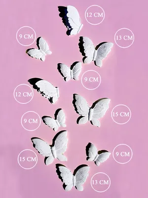 Набор бабочек с глиттером на прищепках 2шт., 11см, розовый купить недорого  с доставкой по Москве в интернет-магазине Азалия Декор