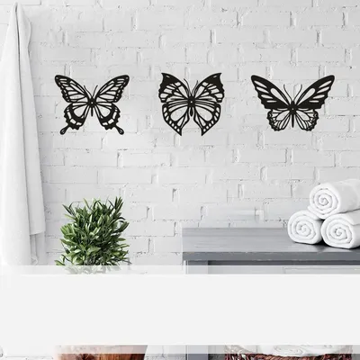Керамические бабочки для декора купить Украина. Бабочки из керамики оптом