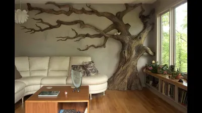 Декор из дерева своими руками. Современный декор комнаты. - YouTube