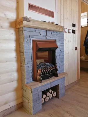 Декоративный фальш камин из кирпича своими руками .DIY decorative fireplace  - YouTube