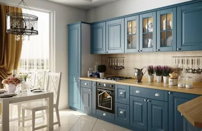 Кухня в стиле Прованс: 99 фото, 6 составляющих и Хитрость с цветом |  Kitchen interior, Interior design kitchen, Kitchen remodel small