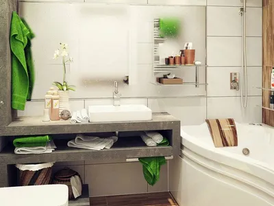 51 дизайн ванной комнаты со стиральной машиной