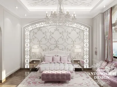 Яркий дизайн спальни - Luxury Antonovich Design