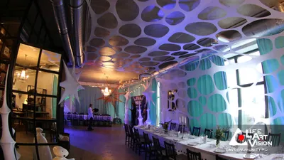 Оформление потолка тканью в Москве для мероприятий и праздников