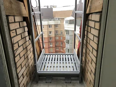 Пожарная лестница на балконе (77 фото) » НА ДАЧЕ ФОТО