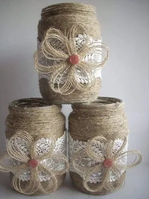 Pin by Светлана Росманова on Поделки | Handmade flowers fabric, Burlap  centerpieces, Burlap crafts