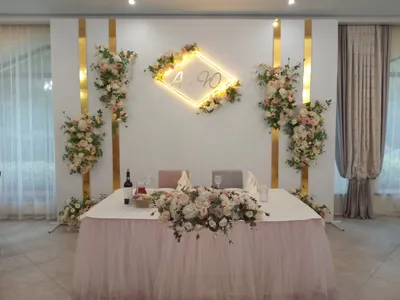 Эксклюзивное украшение свадебного стола - Декор Свадеб