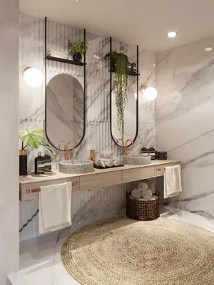 Стильные элементы декора, которые преобразят ванную комнату - восемь  вариантов для любого бюджета! | В доме мечты! | Дзен
