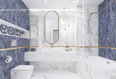 Интерьер ванной в современном стиле — 17+ фото идей контемпорари