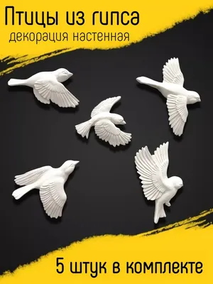 Украшение настенное интерьерное птички - купить по доступным ценам в  интернет-магазине OZON (949685611)