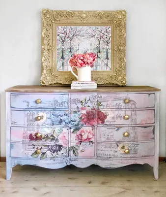 Pin by Janie Ausborn on Furniture Flips | Shabby chic dresser, Decoupage  furniture, Shabby chic furniture