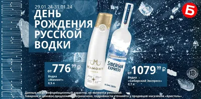 Birthday of Russian Vodka/День рождения русской водки: Russia's Favorite  Imported Beverage