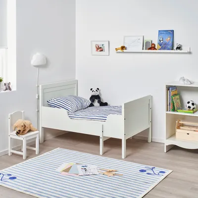 SUNDVIK раздвижная кровать белый 80x200 см | IKEA Latvija