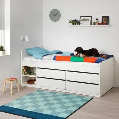 Купить Кровать детская SLAKT 292.919.56 IKEA (ИКЕА СЛЭКТ) ᐈ DODOMY ᐈ в  УКРАИНЕ