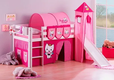 Кровать с горкой: виды и правила выбора детских кроватей с горкой | Hello  kitty bedroom furniture, Hello kitty bedroom, Hello kitty rooms