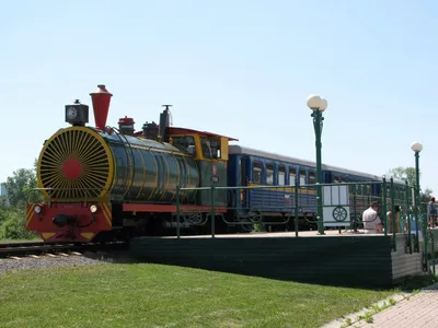 ДЕТСКАЯ ЖЕЛЕЗНАЯ ДОРОГА 🚂 │ АТРАКЦИОН │ ЗАЕЛЬЦОВСКИЙ ПАРК 🌳 │ НОВОСИБИРСК  │ РОССИЯ | DIMAZ2023 | Дзен