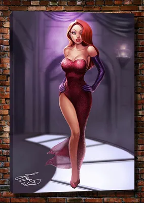 Jessica Rabbit,CdubbArt,art,арт,красивые картинки,кто подставил кролика  Роджера,арт барышня,арт девушка, … | Jessica rabbit, Jessica and roger  rabbit, Disney pin up