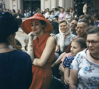 Dior Fashion Models in Moscow During the Cold War