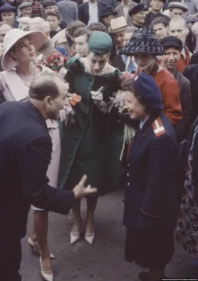 Christian Dior в Москве. 1959 год. Фотосессия для журнала Life | Пикабу