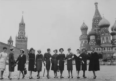 Christian Dior в Москве. 1959 год. Фотосессия для журнала Life | Пикабу