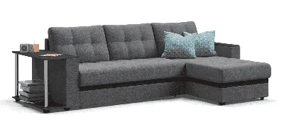 Угловой диван Атланта НПБ рогожка Malmo серый купить по низкой цене |  интернет-магазин Диван Босс
