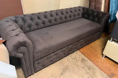 Прямой диван-кровать AH!DIVAN Йеллинг, 235х85х75 см, горчичный рогожка, механизм  дельфин - купить в Москве, цены на Мегамаркет
